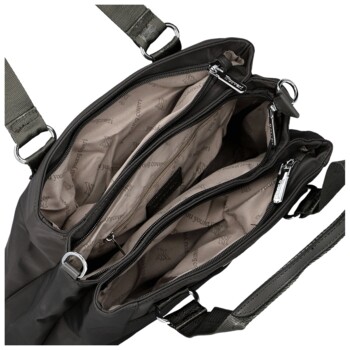 Dámska kabelka do ruky tmavo šedá - Coveri Fabricie