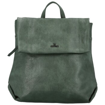 Dámsky kabelko/batoh tmavo zelený - Coveri Jacek