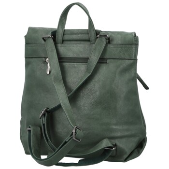 Dámsky kabelko/batoh tmavo zelený - Coveri Jacek