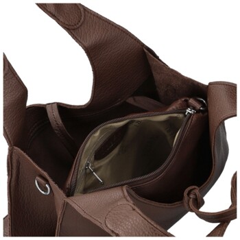 Dámsky set kabeliek coffee - Coveri Felixa