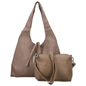 Dámsky set kabeliek taupe - Coveri Felixa