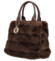 Dámska kabelka do ruky coffee - Firenze Zita