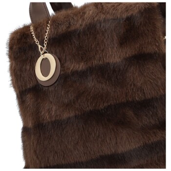 Dámska kabelka do ruky coffee - Firenze Zita