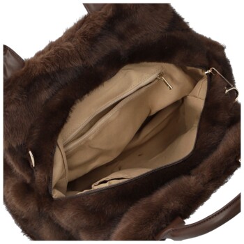 Dámska kabelka do ruky coffee - Firenze Zita