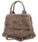 Dámska kabelka do ruky hnedo/sivá - Firenze Zita