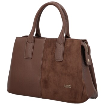 Dámska kabelka do ruky coffee - Coveri Belle
