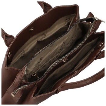 Dámska kabelka do ruky coffee - Coveri Belle