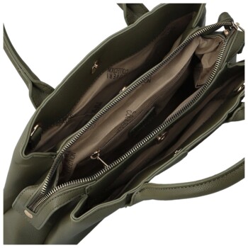 Dámska kabelka do ruky tmavo zelená - Coveri Belle