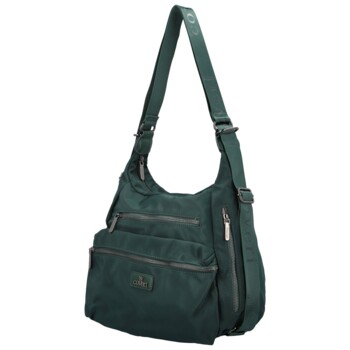Dámsky kabelko/batoh tmavo zelený - Coveri Velixa