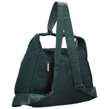 Dámsky kabelko/batoh tmavo zelený - Coveri Velixa