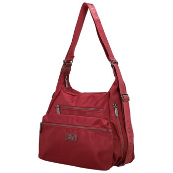 Dámsky kabelko/batoh tmavo červený - Coveri Velixa
