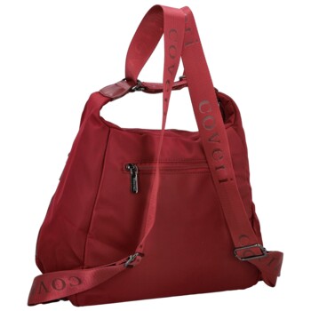 Dámsky kabelko/batoh tmavo červený - Coveri Velixa