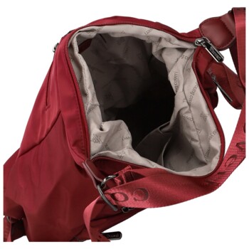 Dámsky kabelko/batoh tmavo červený - Coveri Velixa