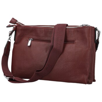 Dámska crossbody kabelka vínová - Coveri Petri