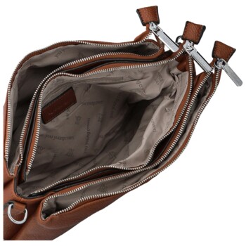 Dámska crossbody kabelka hnedá - Coveri Petri