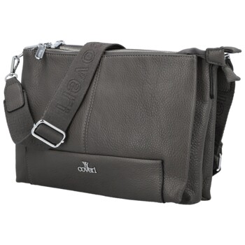 Dámska crossbody kabelka tmavo šedá - Coveri Petri