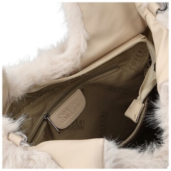 Dámska kabelka do ruky krémová - Coveri Annabel