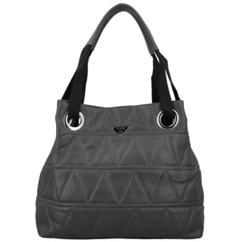 Dámska kabelka na rameno tmavo šedá - Firenze Santi