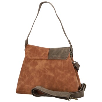 Dámska kabelka cez rameno hnedá - Paolo bags Naiara