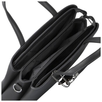 Dámska kabelka do ruky tmavo šedá - Firenze Lygie