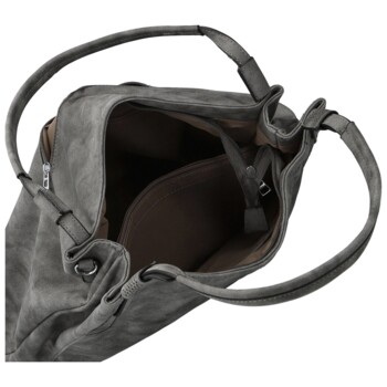 Dámska kabelka na rameno šedá - Firenze Amelina