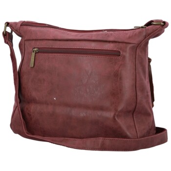 Dámska crossbody kabelka vínová - Firenze Egona