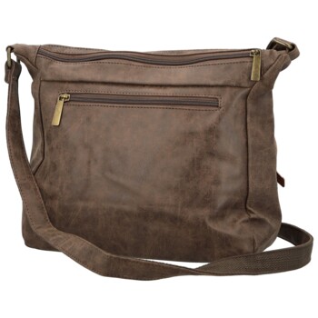 Dámska crossbody kabelka coffee - Firenze Egona