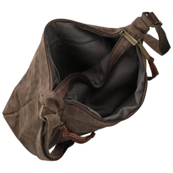 Dámska crossbody kabelka coffee - Firenze Egona