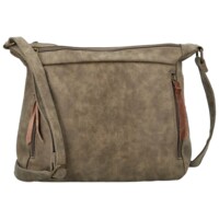Dámska crossbody kabelka tmavo béžová - Firenze Egona