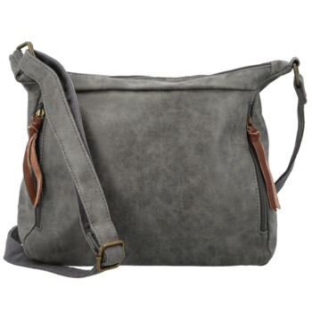 Dámska crossbody kabelka tmavo šedá - Firenze Egona