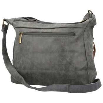 Dámska crossbody kabelka tmavo šedá - Firenze Egona