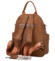 Dámsky batoh hnedý - Firenze Santé