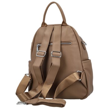 Dámsky batoh tmavo béžový - Firenze Santé