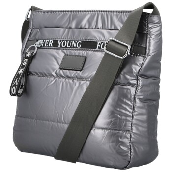 Dámska crossbody kabelka šedá - Firenze Dilara