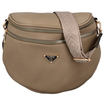 Dámska ľadvinko/kabelka tmavo béžová - Firenze Jella