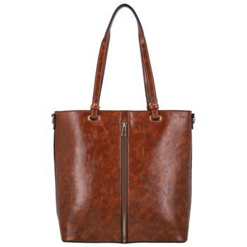 Dámska kabelka na rameno hnedá - Firenze Faria