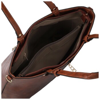 Dámska kabelka na rameno hnedá - Firenze Faria