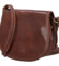 Dámska kožená crossbody hnedá - Delami Melisa