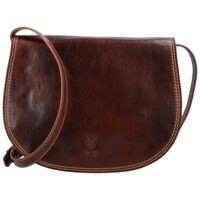 Dámska kožená crossbody hnedá - Delami Linda