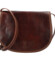 Dámska kožená crossbody hnedá - Delami Linda