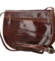 Dámska kožená crossbody hnedá - Delami Linda