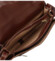 Dámska kožená crossbody hnedá - Delami Linda