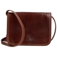 Dámska kožená crossbody hnedá - Delami Vera Pelle Asppena