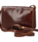 Dámska kožená crossbody hnedá - Delami Vera Pelle Asppena