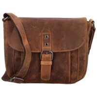 Dámska kožená kabelka camel - Greenwood Beccy