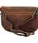 Dámska kožená kabelka/ľadvinka camel - Greenwood Terry