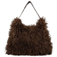 Dámska kabelka do ruky tmavo hnedá - Firenze Amitai