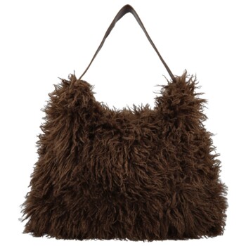 Dámska kabelka do ruky tmavo hnedá - Firenze Amitai