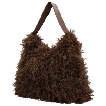 Dámska kabelka do ruky tmavo hnedá - Firenze Amitai