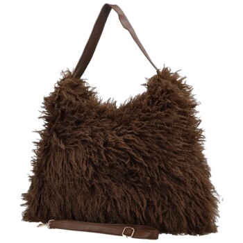 Dámska kabelka do ruky tmavo hnedá - Firenze Amitai